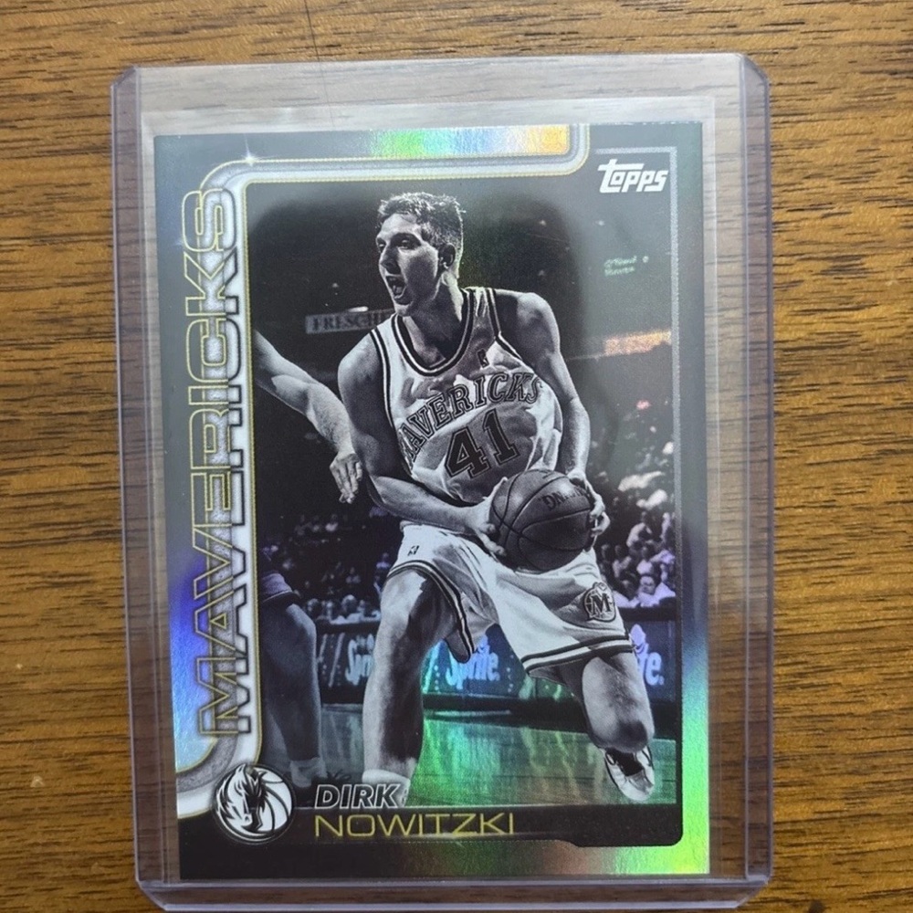 Dirk Nowitzki Topps Blackout Card Target Exclusive 2025/2026 Basketball